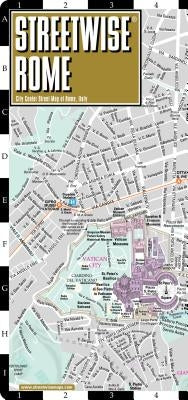 Streetwise Rome Map - Laminated City Center Street Map of Rome, Italy by Michelin
