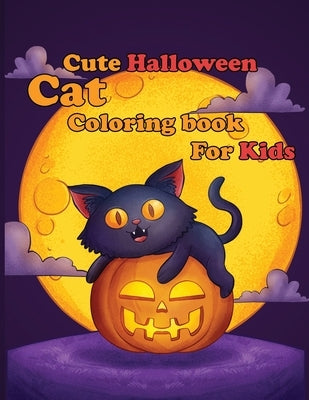 Cute Halloween Cat: : A Coloring Book for kids.toddlers, preschoolers by Press, Halloween