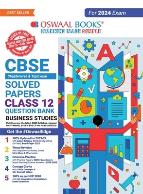 Oswaal CBSE Class 12 Business Studies Question Bank 2023-24 Book by Oswaal Editorial Board