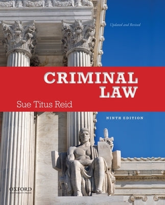 Criminal Law by Reid, Sue Titus
