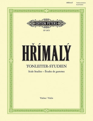 Scale Studies for Violin by Hrímalý, Johann