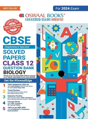 Oswaal CBSE Class 12 Biology Question Bank 2023-24 Book by Oswaal Editorial Board