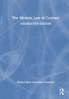 The Modern Law of Contract by Stone, Richard