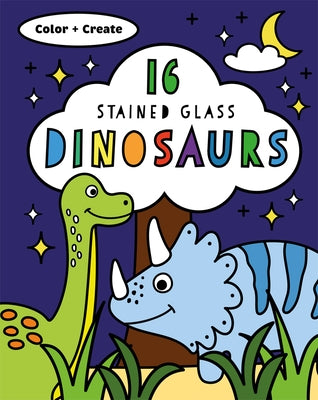 Stained Glass Coloring Dinosaurs by Baldwin, Hannah