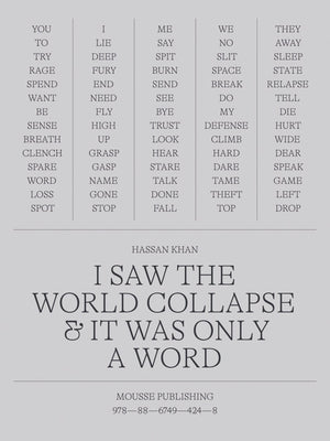 Hassan Khan: I Saw the World Collapse & It Was Only a Word by Khan, Hassan