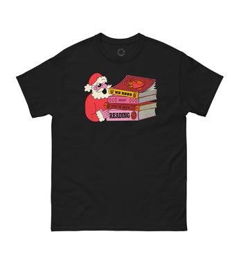 He Sees What You've Been Reading Unisex T-Shirt XX-Large by Out of Print