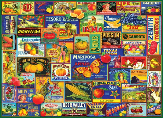 Fruits & Veggies 1000-Piece Puzzle by Lewis T. Johnson