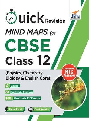 Quick Revision MINDMAPS for CBSE Class 12 Physics Chemistry Biology & English Core by Disha Experts