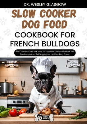 Slow Cooker Dog Food Cookbook for French Bulldogs: The Complete Guide to Canine Vet-Approved Homemade Quick and Easy Recipes for a Tail Wagging and He by Glasgow, Dr Wesley