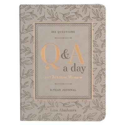 Q&A a Day: Three Year Prompted Journal for Christian Women 365 Questions, Faux Leather, Taupe by Christian Art Gifts