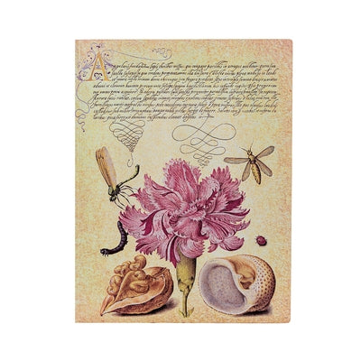 Pink Carnation Ultra Lined Softcover Journal, 176pg, 100gsm by Paperblanks (Mira Botanica) by Paperblanks