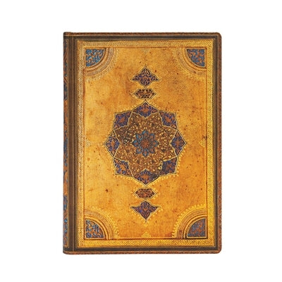 Paperblanks Safavid Safavid Binding Art Hardcover MIDI Lined Elastic Band Closure 240 Pg 120 GSM by Paperblanks