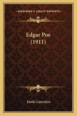 Edgar Poe (1911) by Lauvriere, Emile