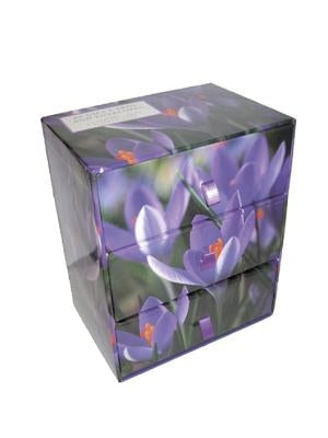 Three-Drawer Card Box 60 Gift Cards and Envelopes: Flower Style: A Keepsake Box of 60 Beautiful Gift Cards and Envelopes by Peony Press