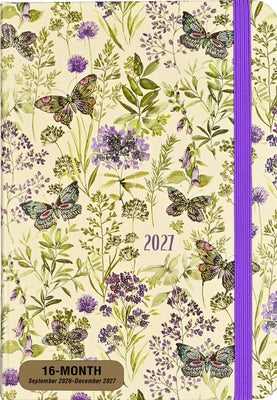 2027 Amethyst Butterflies Weekly Planner (16 Months, Sept 2026 to Dec 2027) by 
