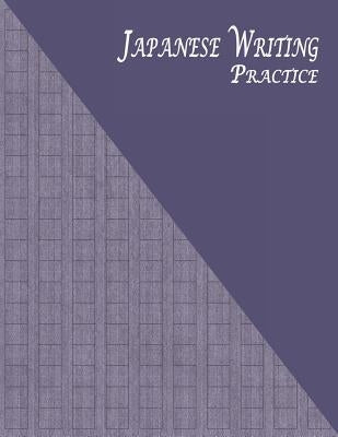 Japanese Writing Practice: A Book for Kanji, Kana, Hiragana, Katakana & Genkouyoushi Alphabet - Striped Kraft (Purple) by Dot, Purple