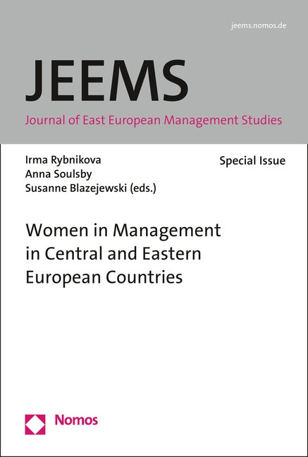 Women in Management in Central and Eastern European Countries: Journal of East European Management Studies (Jeems) - Special Issue by Rybnikova, Irma