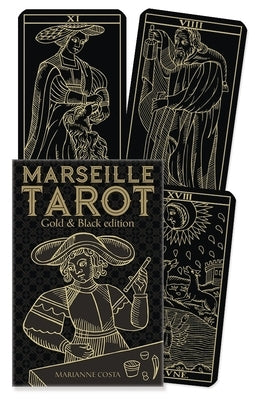 Marseille Tarot - Gold and Black Edition by Costa, Marianne
