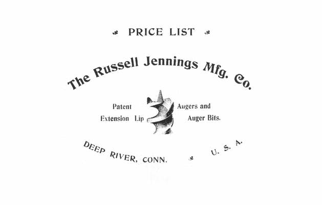 Russell Jennings Manufacturing Company Trade Catalog, 1899 by Roberts, Kenneth D.