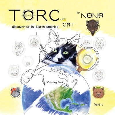 TORC the CAT discoveries in North America Coloring Book part 1 by Nona
