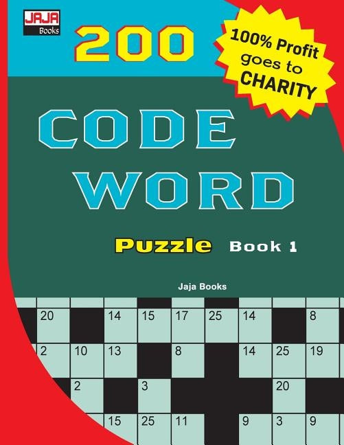 200 CODE WORD Puzzle Book 1 by Jaja Books
