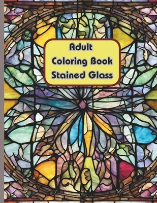 Adult Coloring Book Stained Glass by Cofre, Art