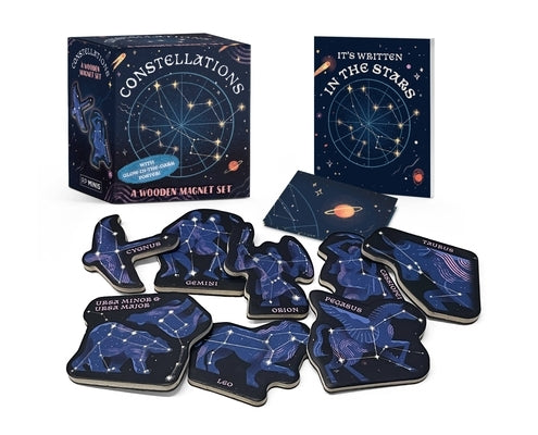 Constellations: A Wooden Magnet Set: With Fold Out Glow-In-The Dark Poster! by Rosso-Schneider, Christina