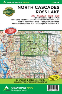 North Cascades National Park, Wa No. 16sx by Maps, Green Trails