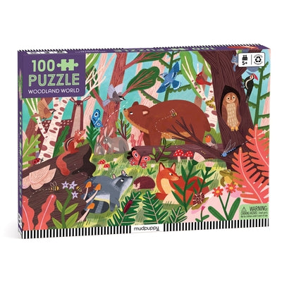 Woodland World 100 Piece Puzzle by Mudpuppy