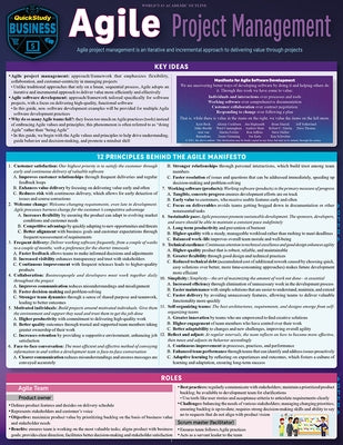 Agile Project Management: A Quickstudy Laminated Reference Guide by Ellis, Aileen