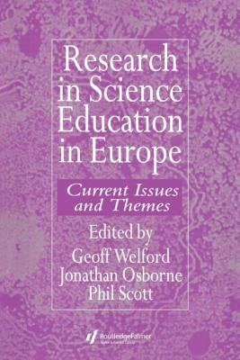 Research in Science Education in Europe by Welford, Geoff