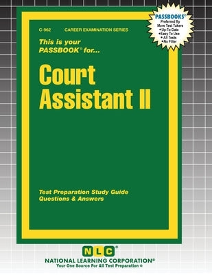 Court Assistant II by Passbooks