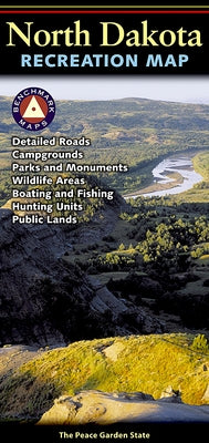 North Dakota Recreation Map by National Geographic Maps
