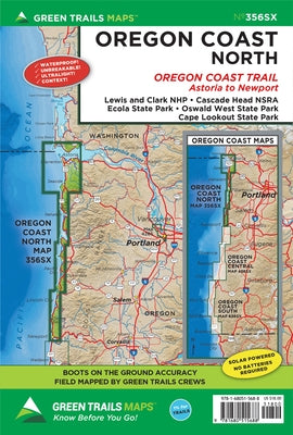 Oregon Coast North, or No. 356sx by Maps, Green Trails