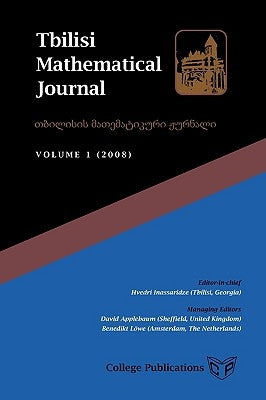 Tbilisi Mathematical Journal. Volume 1 (2008) by Inassaridze, Hvedri