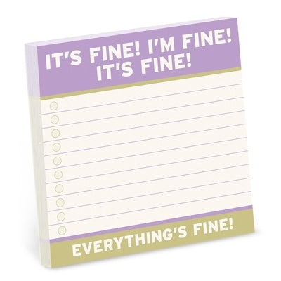 It's Fine Real Big Stickies by Knock Knock