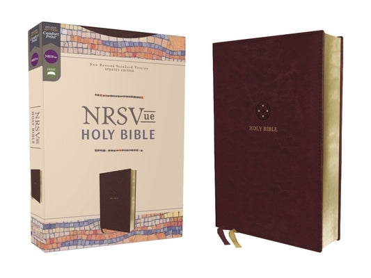 Nrsvue, Holy Bible, Leathersoft, Burgundy, Comfort Print by Zondervan