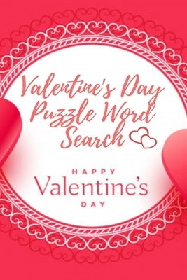 Valentine's Day puzzle Word Search Happy Valentine's Day by Book, Word Puzzle Search