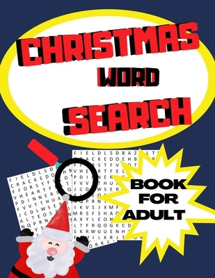 Christmas Word Search Book for Adult: Puzzles Large Print - Jumbo Challenging Brain Exercise - Word Find Activity Games - Wordsearching Holiday Game - by Summer, Silver