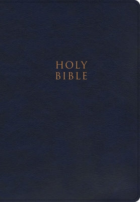 CSB Super Giant Print Reference Bible, Navy Leathertouch by Csb Bibles by Holman