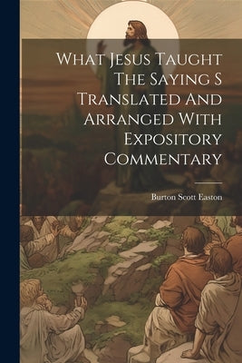 What Jesus Taught The Saying S Translated And Arranged With Expository Commentary by Easton, Burton Scott