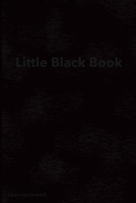 Little Black Book by Van Niekerk, Johan