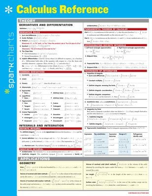 Calculus Reference Sparkcharts: Volume 9 by Sparknotes
