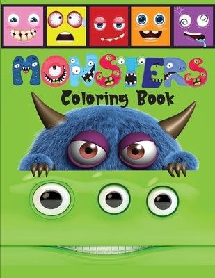 Monsters Coloring Book: A Scary and Fun Coloring and Activity Book for Children including Monster Alphabet by Dorny, Lora