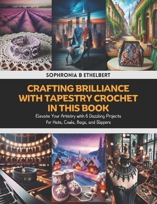 Crafting Brilliance with Tapestry Crochet in this Book: Elevate Your Artistry with 6 Dazzling Projects for Hats, Cowls, Bags, and Slippers by Ethelbert, Sophronia B.