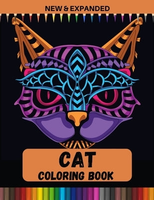 Cat Coloring Book (New & Expanded): Stress Relieving Coloring bood for Adult by Point, Print