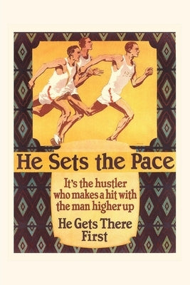 Vintage Journal He Sets the Pace, Runners by Found Image Press