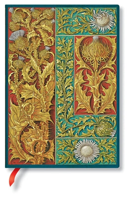 Wild Thistle MIDI Unlined Softcover Journal, 176pg, 100gsm by Paperblanks (Vox Botanica) by Paperblanks