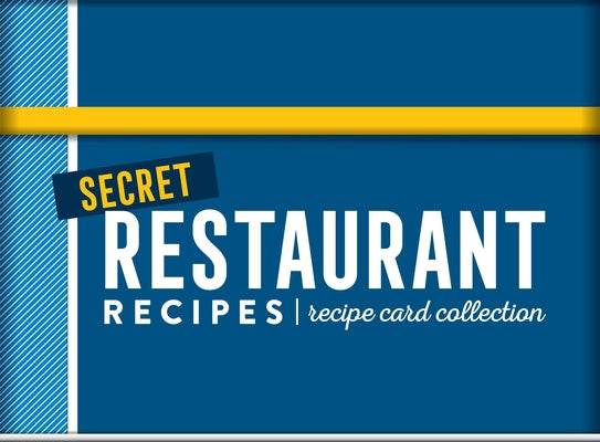 Secret Restaurant Recipes Recipe Card Collection Tin by Publications International Ltd