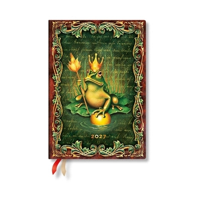 2027 the Brothers Grimm, Frog Prince MIDI Horizontal Hardcover 12-Month Weekly Planner, 160pg, 100gsm by Paperblanks (Fairy Tale Collection) by Paperblanks